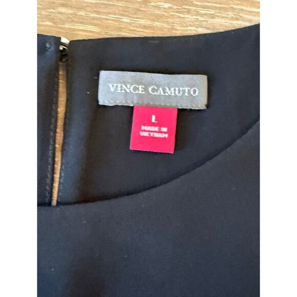 VINCE CAMUTO Black Loose Fit Tank Top Shirt Women size L - Picture 4 of 7